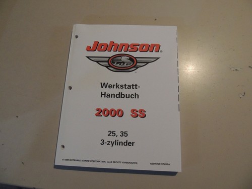 Werkstatthandbuch johnson - werkstatthandbuch,